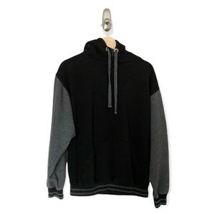 Snowshoe Fleece Black/Grey Hoodie - M